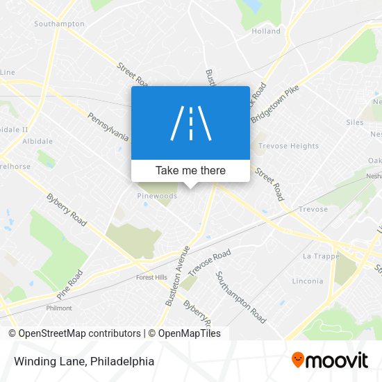 Mapa de Winding Lane