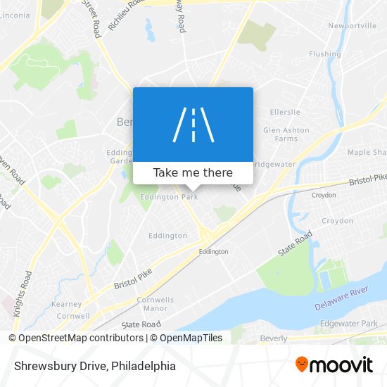 Shrewsbury Drive map