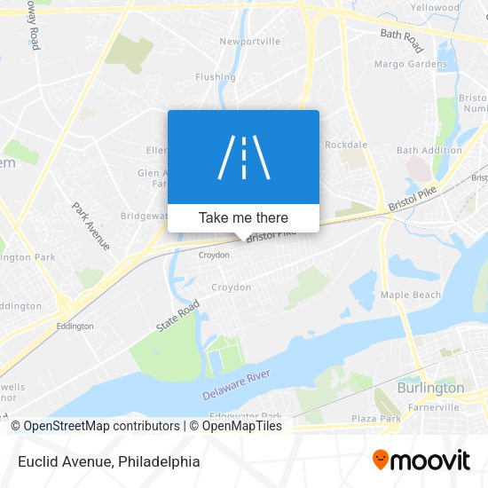 Mapa de Euclid Avenue