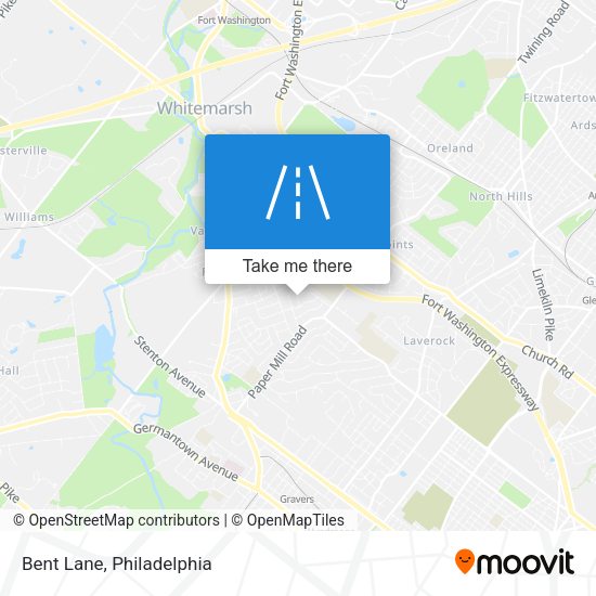 Mapa de Bent Lane