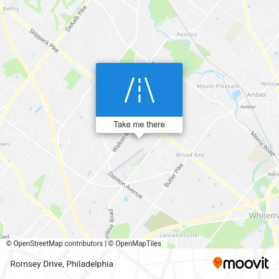 Mapa de Romsey Drive