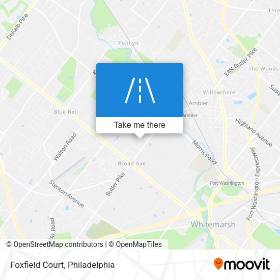 Foxfield Court map