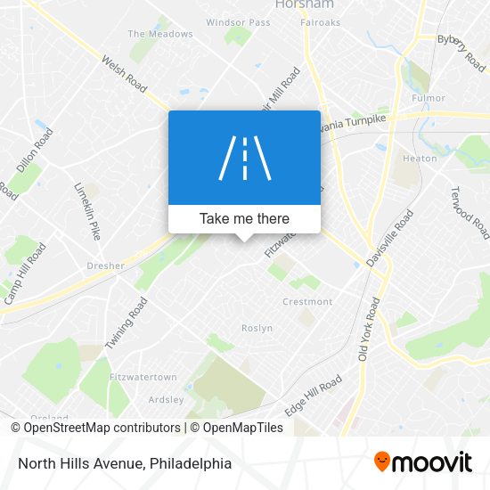 Mapa de North Hills Avenue