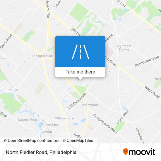 North Fiedler Road map