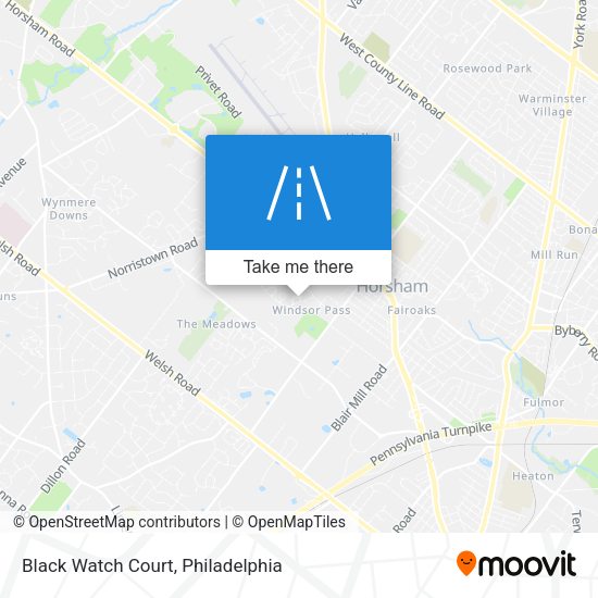 Black Watch Court map
