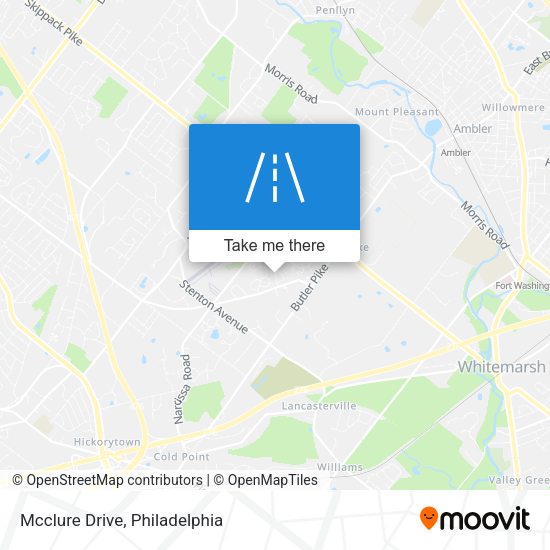 Mapa de Mcclure Drive