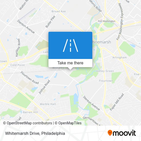 Whitemarsh Drive map