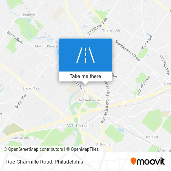 Rue Charmille Road map