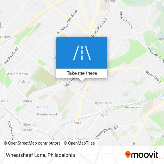 Wheatsheaf Lane map