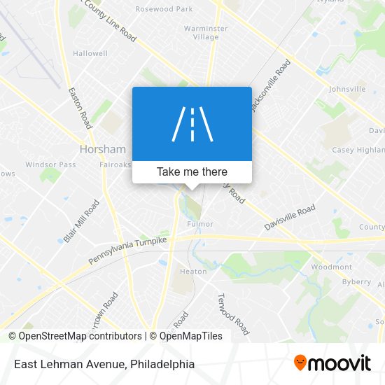 Mapa de East Lehman Avenue