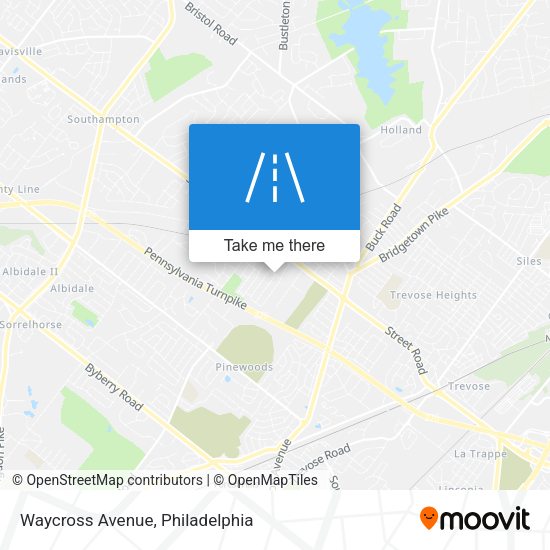 Waycross Avenue map