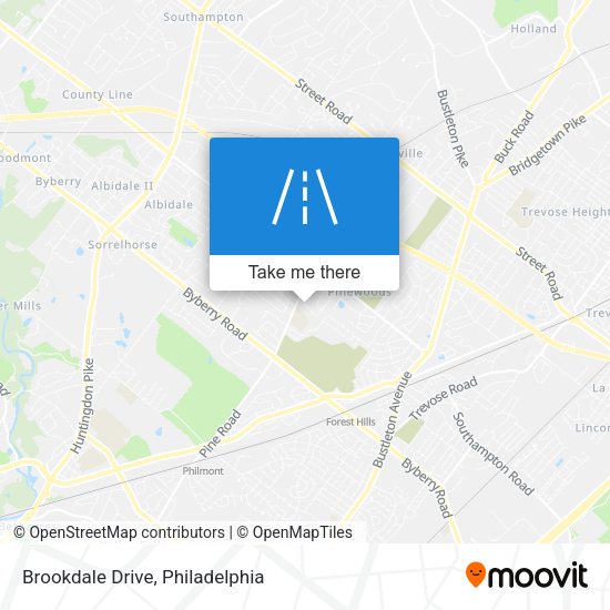 Mapa de Brookdale Drive