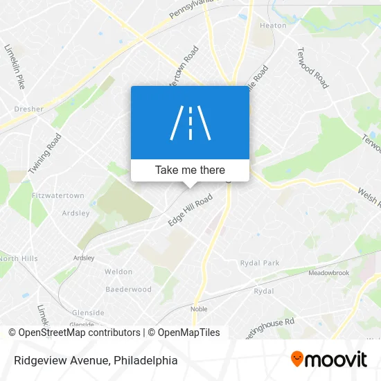 Ridgeview Avenue map