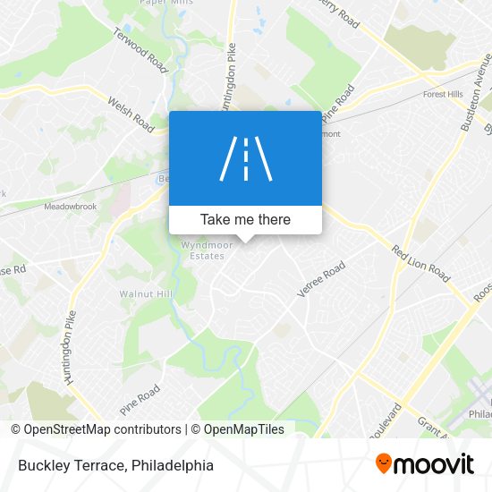 Buckley Terrace map