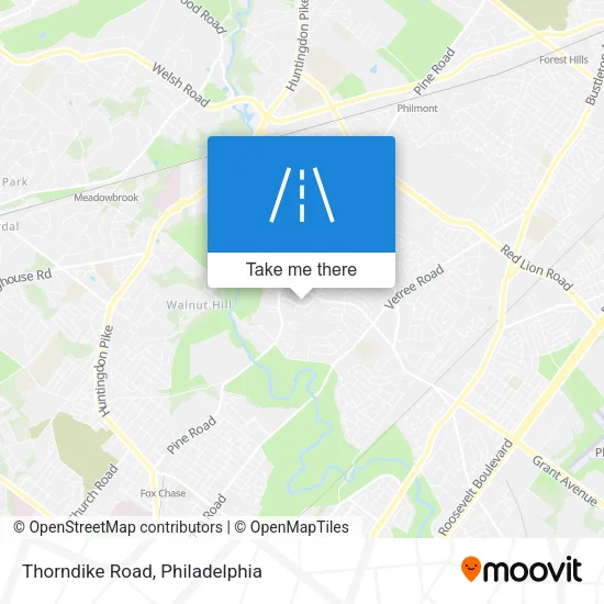 Thorndike Road map