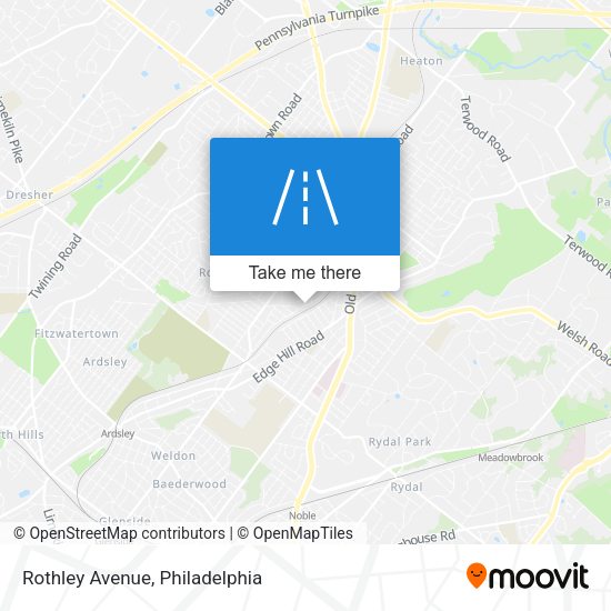 Rothley Avenue map