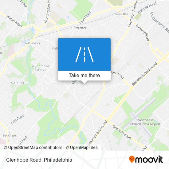 Mapa de Glenhope Road