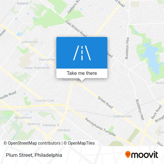 Plum Street map