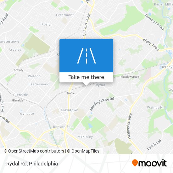 Rydal Rd map