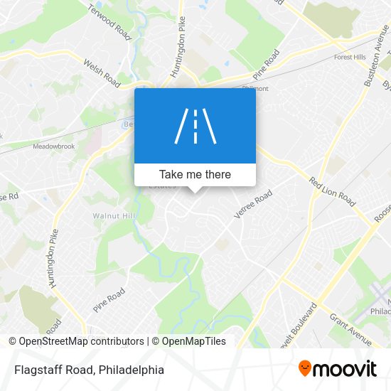 Flagstaff Road map