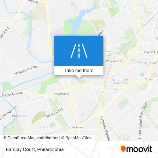 Mapa de Barclay Court