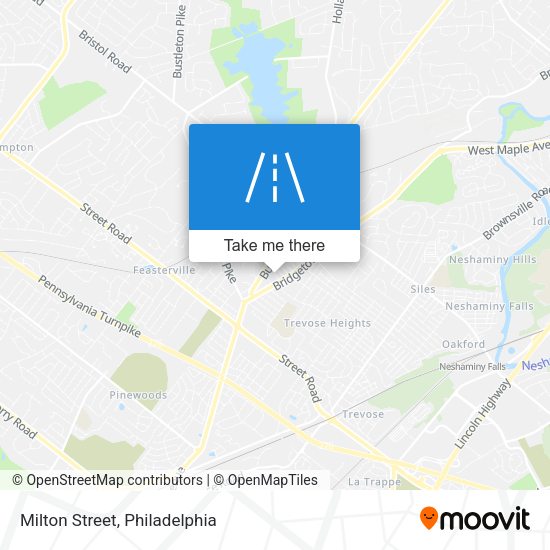 Mapa de Milton Street