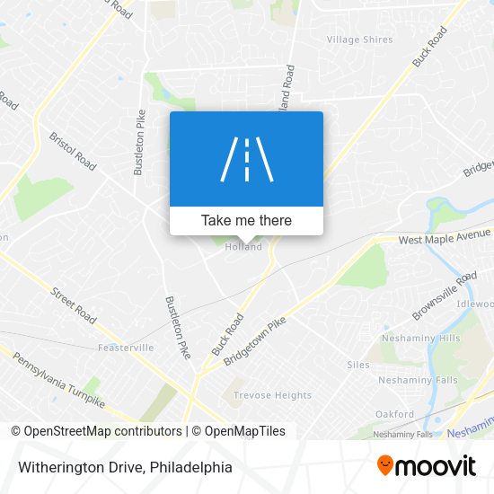 Witherington Drive map