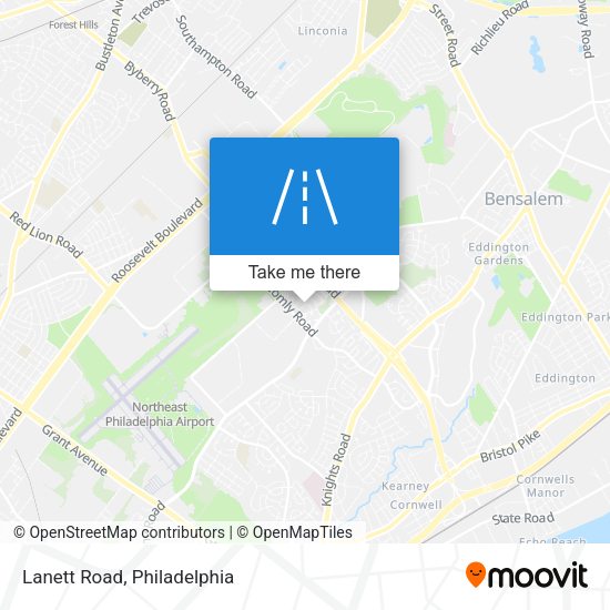 Mapa de Lanett Road