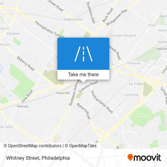 Whitney Street map