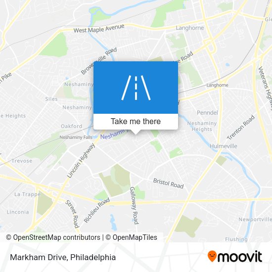 Mapa de Markham Drive