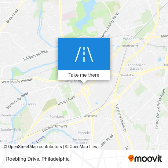 Roebling Drive map
