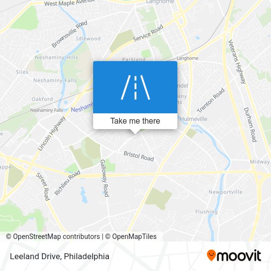 Leeland Drive map