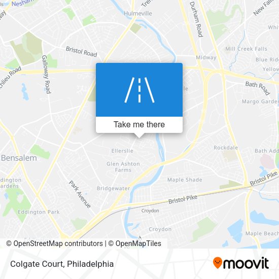 Mapa de Colgate Court