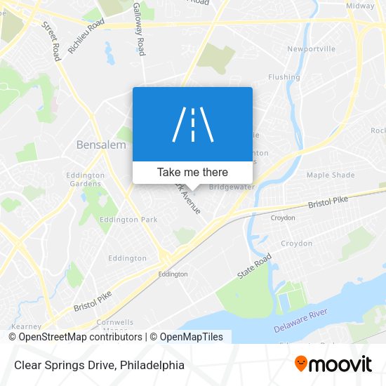 Clear Springs Drive map