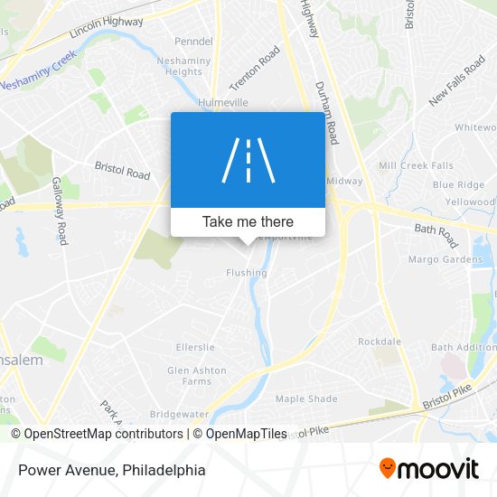 Power Avenue map