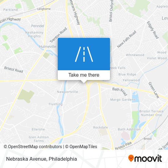 Mapa de Nebraska Avenue