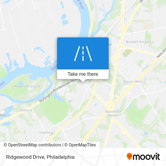 Ridgewood Drive map