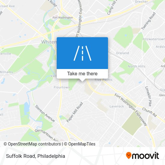 Mapa de Suffolk Road