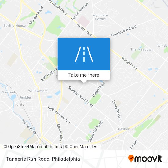 Tannerie Run Road map