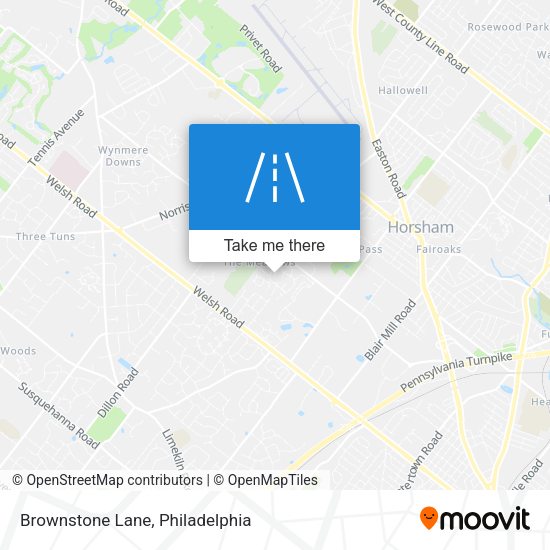 Brownstone Lane map