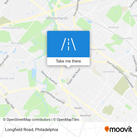 Longfield Road map