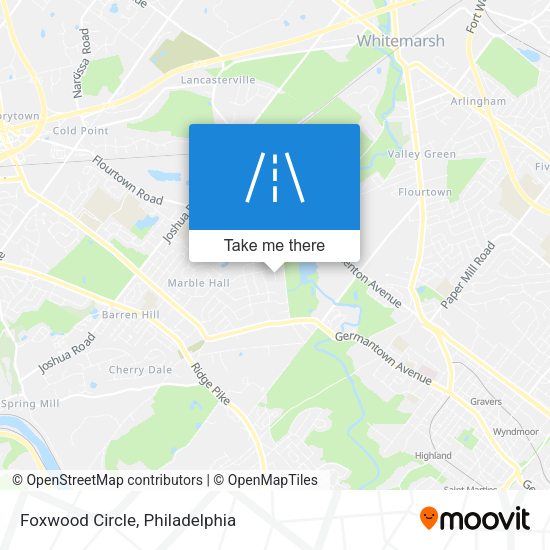 Foxwood Circle map