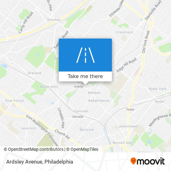 Ardsley Avenue map