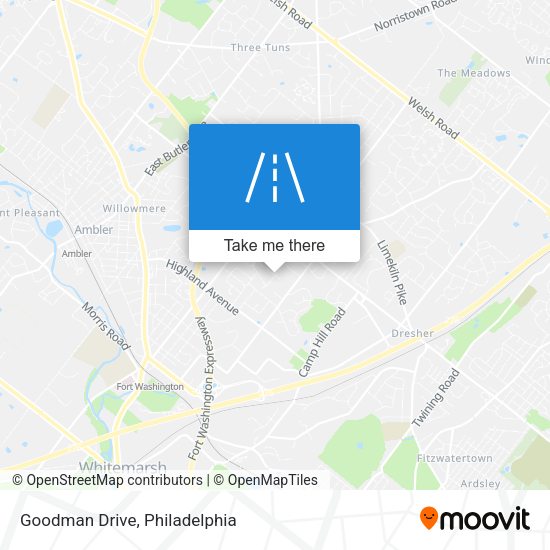 Mapa de Goodman Drive