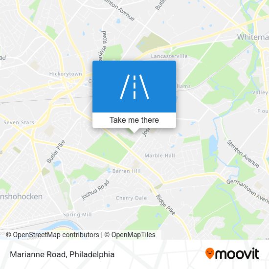 Mapa de Marianne Road
