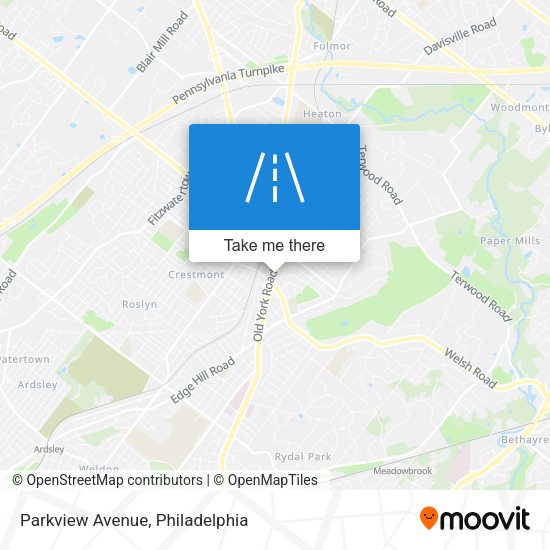 Mapa de Parkview Avenue