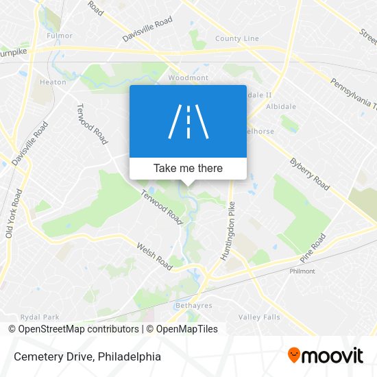 Cemetery Drive map