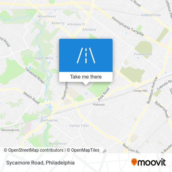 Mapa de Sycamore Road