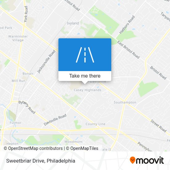 Sweetbriar Drive map