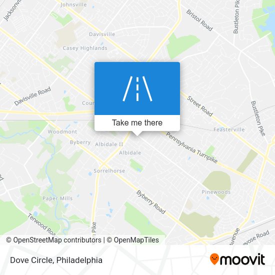 Mapa de Dove Circle